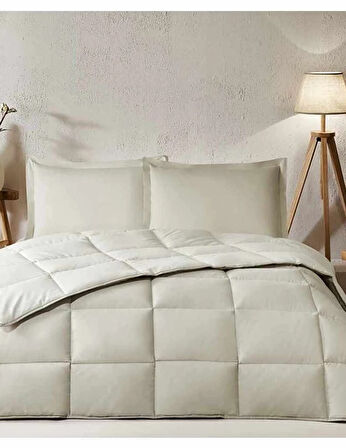 Özdilek %100 Pamuk (Çarşafı Lastikli) Çift Kişilik Yatak Seti-Colourist Kum Beji Vanilya