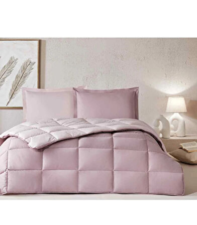 Özdilek %100 Pamuk (Çarşafı Lastikli) Çift Kişilik Yatak Seti-Colourist Rose Pudra