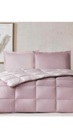 Özdilek %100 Pamuk (Çarşafı Lastikli) Çift Kişilik Yatak Seti-Colourist Rose Pudra