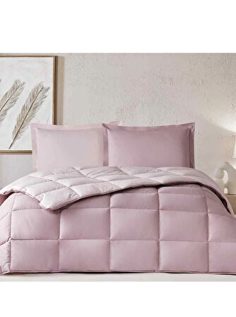 Özdilek %100 Pamuk (Çarşafı Lastikli) Tek Kişilik Yatak Seti-Colourist Rose Pudra