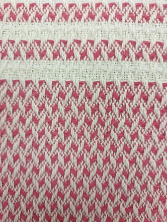 Pamuklu Kaymaz Hasır Dokuma Koltuk Örtüsü (180x220) - Pembe