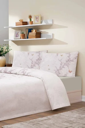 Özdilek Rf -Bloomlight Yeşil- Lastikli Çarşaflı Tek Kişilik Pike Takımı