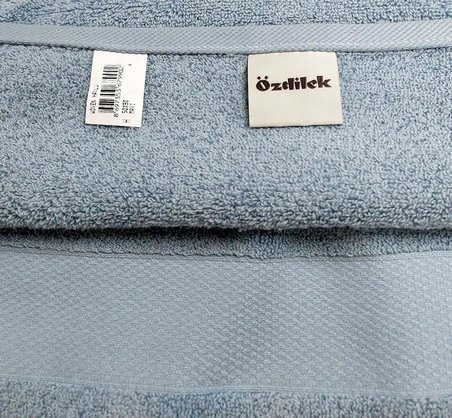 Özdilek -Woven Mavi- Süper Yumuşak El ve Yüz Havlusu (50x90)