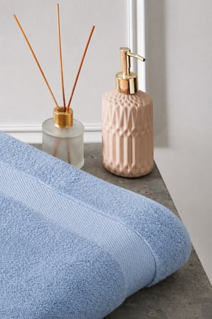 Özdilek -Woven Mavi- Süper Yumuşak Büyük Boy Banyo Havlusu (90x150)