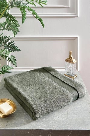 Özdilek -Woven Yeşil- Süper Yumuşak Büyük Boy Banyo Havlusu (90x150)