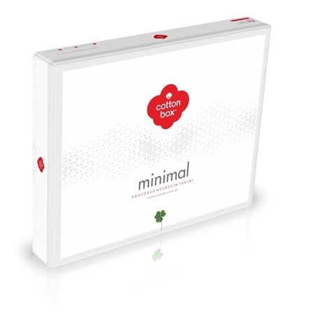 Cotton Box Rf Minimal -Best Pembe- Lastikli Çarşaflı Çift Kişilik Nevresim Takımı