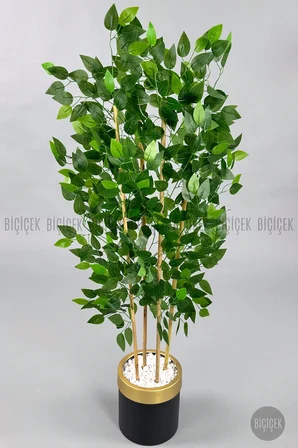 Yapay Benjamin ağacı 140cm metal saksıda