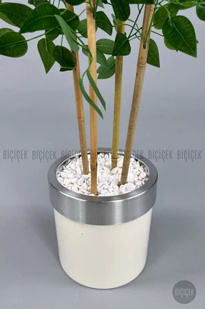 Yapay Benjamin ağacı 140cm metal saksıda