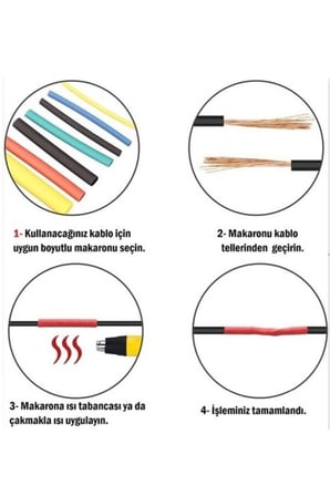 560 Adet Makaron Seti Kutulu Premium Bilgisayar Elektrik Otomobil Kablo Koruyucu Kılıf Birleştirici