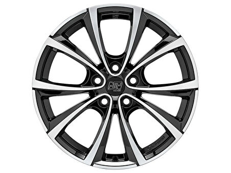 MSW 27T 5X114,3 9,5X19 ET45 64,10 GLOSS BLACK FULL POLISH (4 ADET)