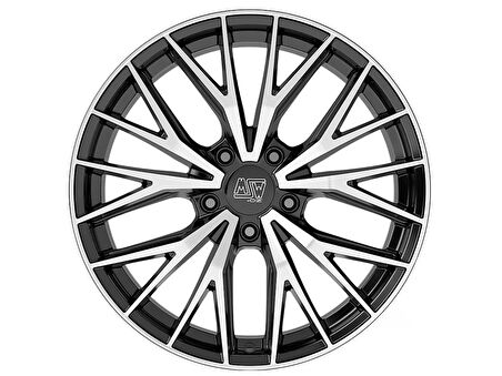 MSW 44 5X112 8,5X20 ET35 73,1 GLOSS BLACK FULL POLISH (4 ADET)