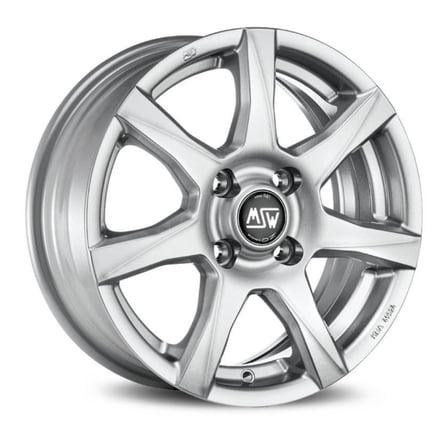 MSW 77 5X112 8X18 ET 40 CB 66,6 FULL SILVER (4 ADET)
