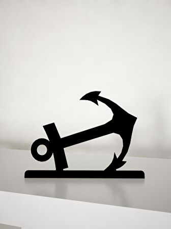 M&C Concept Çapa Metal Masa Süsü - Biblo - Siyah