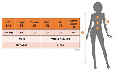ModaSize Kadın Uzun Kollu Kollar Tül Detay Triko Mini Boy Elbise
