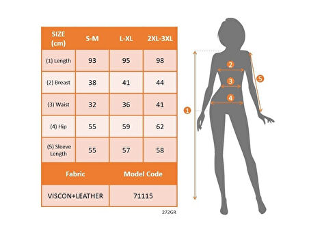 ModaSize Kadın Uzun Kollu üst Viskon Alt Kloş Deri Elbise