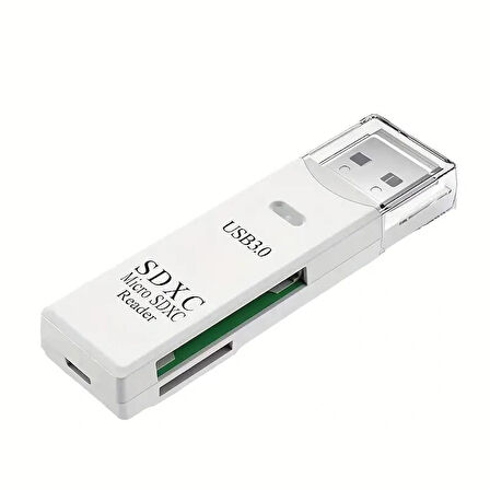 USB 3.0 Micro SD/TF Çoklu Kart Okuyucu Adaptör, Kamera Hafızasından Fotoğraf ve Veri Aktarma