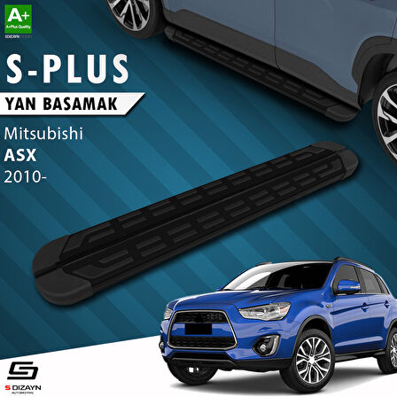 S-Dizayn Mitsubishi ASX S-Plus Siyah Yan Basamak 183 Cm 2010 Üzeri A+ Kalite