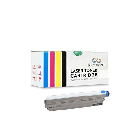 Proprint Oki MC780 45396303 Mavi Muadil Toner MC780Dnfax