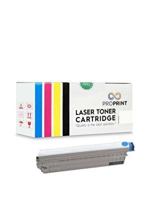 Proprint Oki MC780 45396303 Mavi Muadil Toner MC780Dnfax