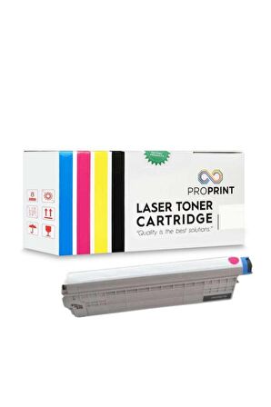 Proprint Oki MC780 45396302 Kırmızı Muadil Toner MC780Dnfax