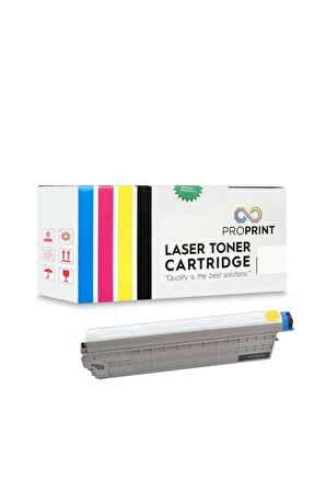Proprint Oki MC760 45396301 Sarı Muadil Toner MC760DN