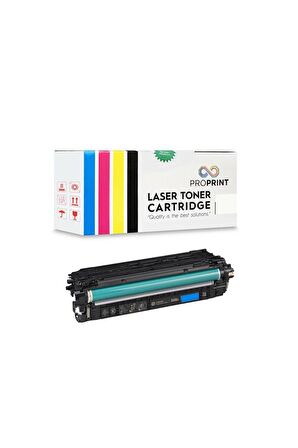 Proprint HP 508A CF361A Mavi Muadil Toner 5000 Syf M577dn M577f