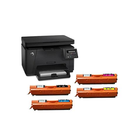 Proprint HP MFP M176 4 Renk Muadil Toner Seti CMYK 130A CF353A