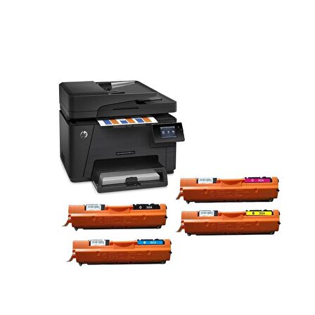 Proprint HP MFP M176 4 Renk Muadil Toner Seti CMYK 130A CF353A