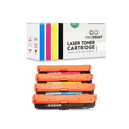 Proprint HP 650A Muadil Toner Seti 4 Renk CMYK CP5525
