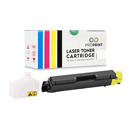Proprint Kyocera TK590 Sarı Muadil Toner 5000 Sayfa FSC2126Mfp+