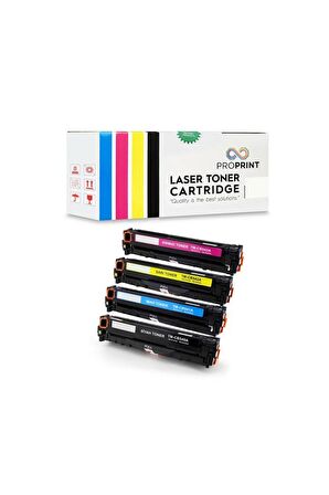 Proprint Canon CRG731 Muadil Toner Seti 4 Renk CMYK MF8280Cw