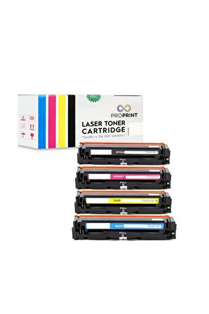 Proprint HP 203X CMYK Muadil Toner Seti 4 Renk M254nw