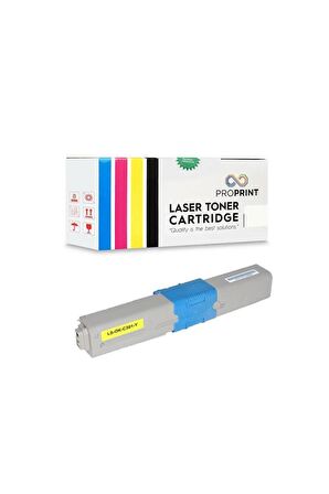 Proprint Oki C332 46508733 Sarı Muadil Toner 3000 Sayfa MC363