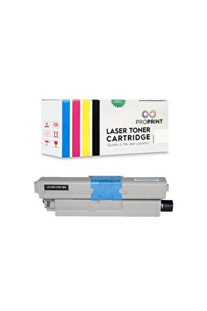 Proprint Oki C301 44973544 Siyah Muadil Toner 2200 Sayfa C321Dn