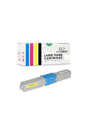 Proprint Oki C301 44973541 Sarı Muadil Toner 1500 Sayfa MC342Dw