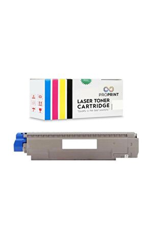 Proprint Oki C801 44643007 Mavi Muadil Toner 7300 Sayfa C821