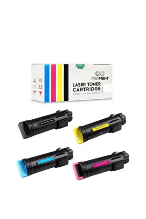 Proprint Xerox 6510 6510DN Muadil Toner Seti CMYK 