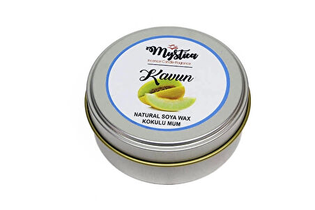 Soya Wax  Mum Kokulu Tenekede Kavun