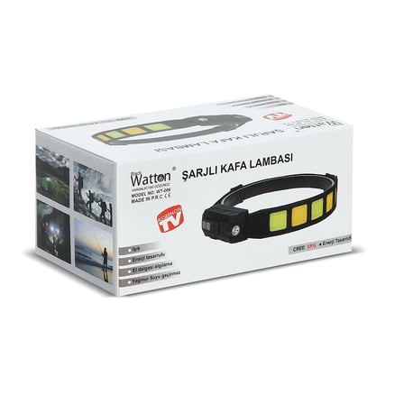 Sensörlü Cob Xpg Led Kafa Lambası