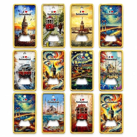 İstanbul Temalı Açacaklı Buzdolapı Süsü Magnet