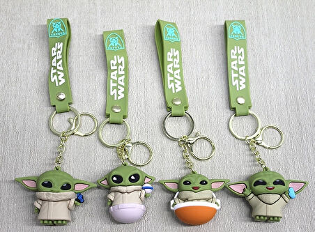 Baby Yoda Silikon Anahtarlık Alk4268