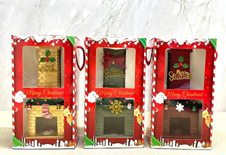 Noel Temalı Polyester Şömine Tütsülük İk023