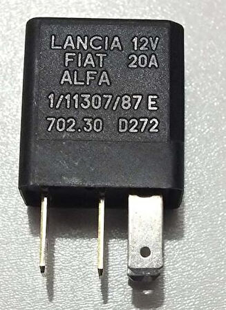 Mta 3615 0603010 Micro Röle 12V 20 Amper 4 Fişli Siyah 46520421