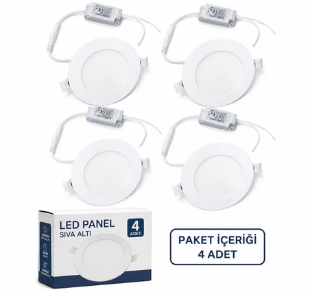 CT 5145 Led Spot 6W 6400K Beyaz Isik 4 adet