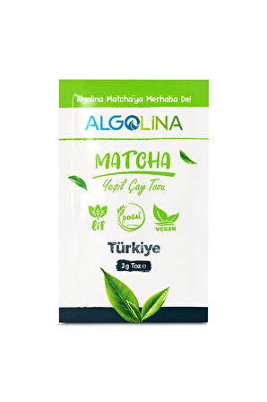 Matcha Çayı 30'lu Saşe (60 GR) - Katkısız Maça Tozu (2 Kutu)