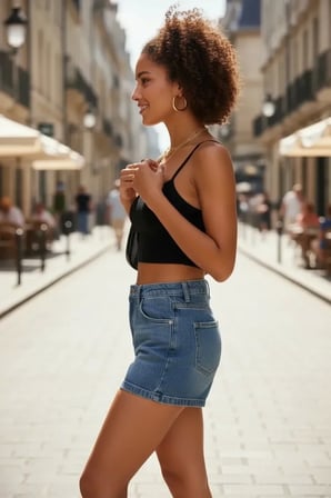 Kadın Siyah Sırtı Açık Belden Bağlamalı Crop Büstiyer -MİRAYLİFE