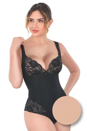 Ten Dantelli Agraflı Body Korse -MİRAYLİFE