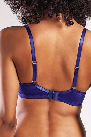 Garland Big Size Plunge Bra, Saks Mavi Konforlu Ve Şık Sütyen