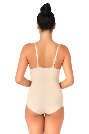 Ten Lazer Kesim Göğsü Açık Slip Body Korse