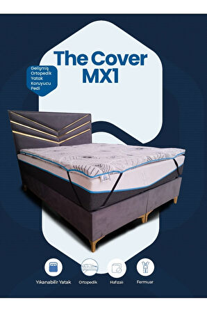 Cover MX1 Gelişmiş Ortopedik %100 Visco Sünger Yıkanabilir Fermuarlı Kılıf Yatak pedi
